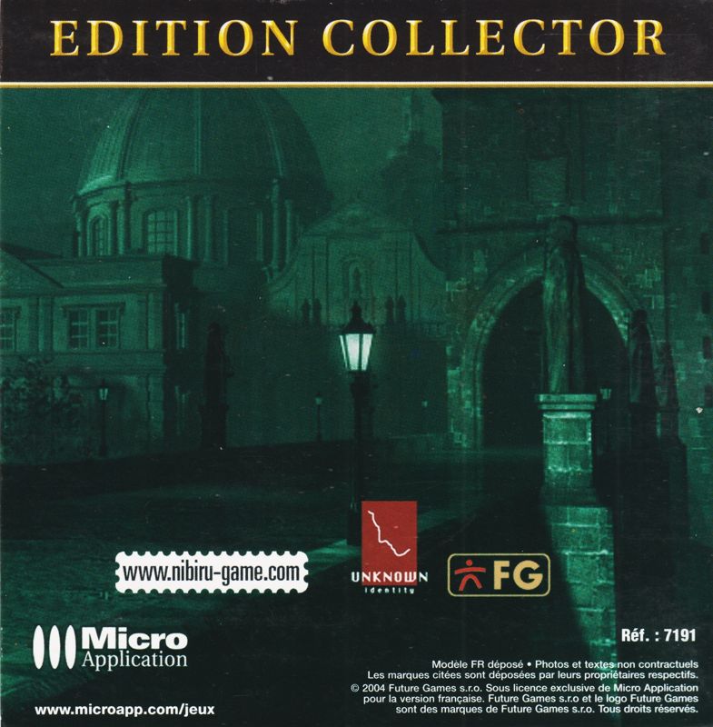 Other for NiBiRu: Age of Secrets (Edition Collector) (Windows): Disc 2 Sleeve - Back