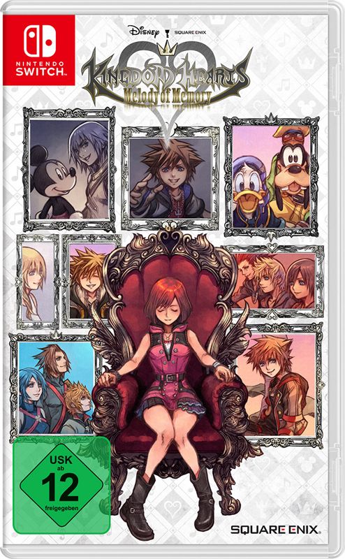 Front Cover for Kingdom Hearts: Melody of Memory (Nintendo Switch) (download release)