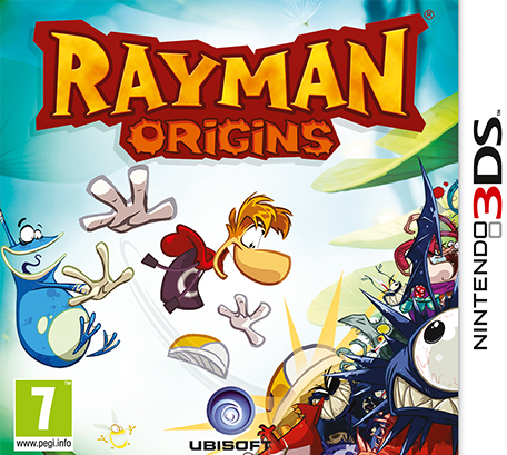 Front Cover for Rayman Origins (Nintendo 3DS) (download release)