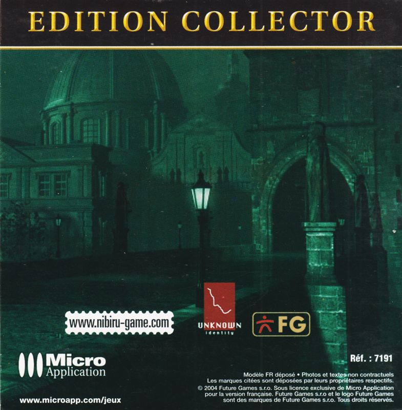 Other for NiBiRu: Age of Secrets (Edition Collector) (Windows): Disc 1 Sleeve - Back