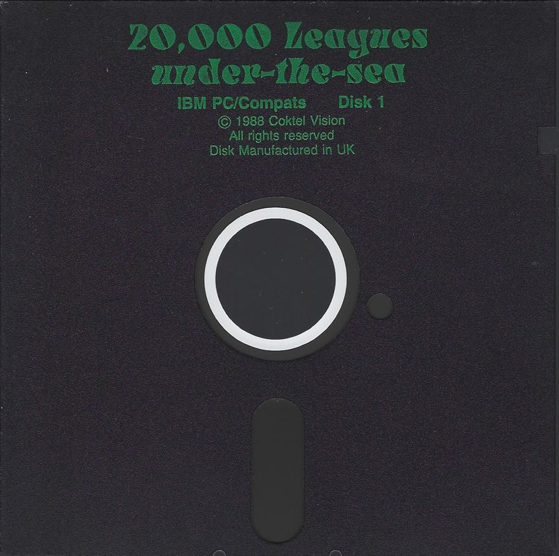 Media for 20,000 Leagues Under the Sea (DOS): Disk 1/2