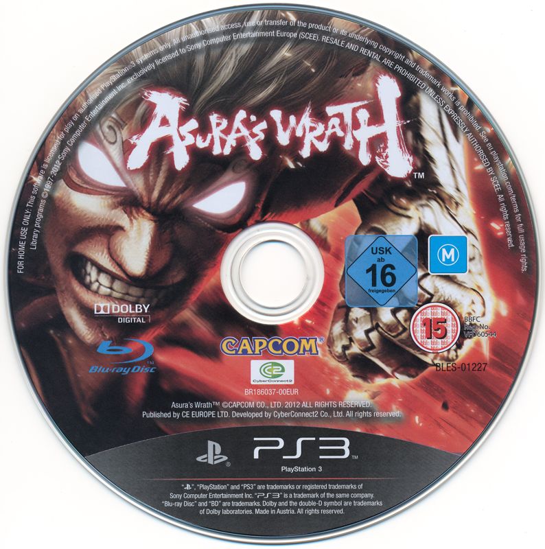 Media for Asura's Wrath (PlayStation 3)