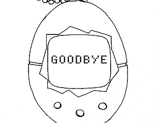Front Cover for Tamagotchi Seance (Browser) (itch.io release)