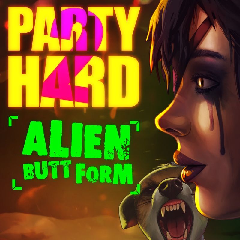 Front Cover for Party Hard 2: Alien Butt Form (PlayStation 4) (download release)
