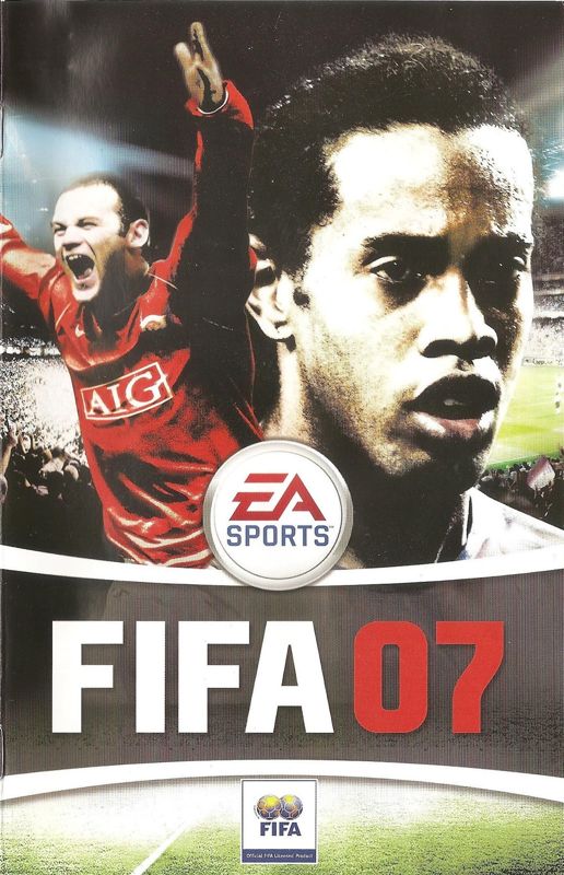 Manual for FIFA Soccer 07 (PlayStation 2): Front