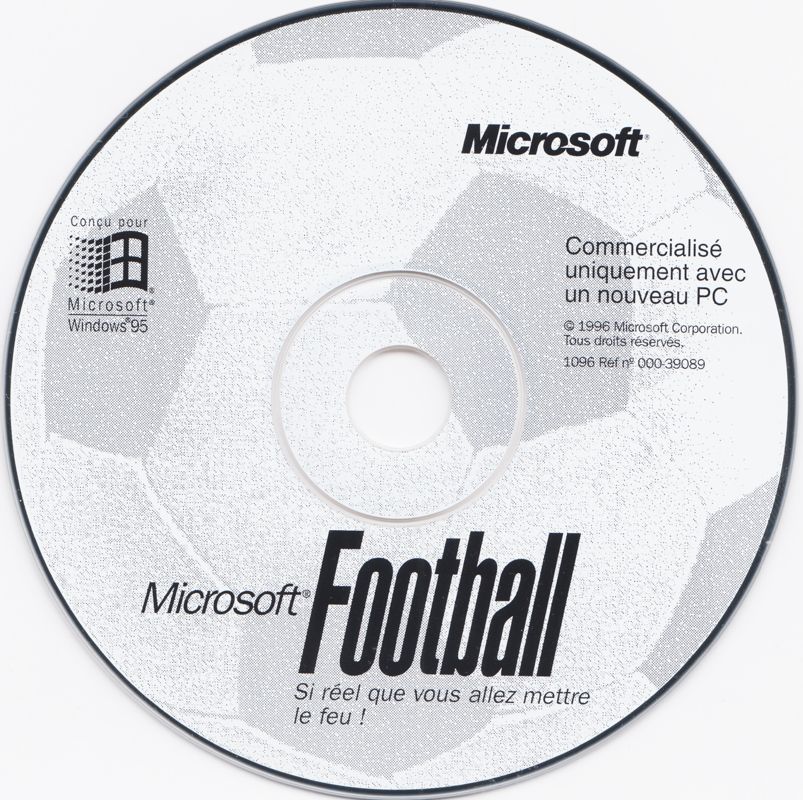 Media for Microsoft Soccer (Windows) (OEM release)