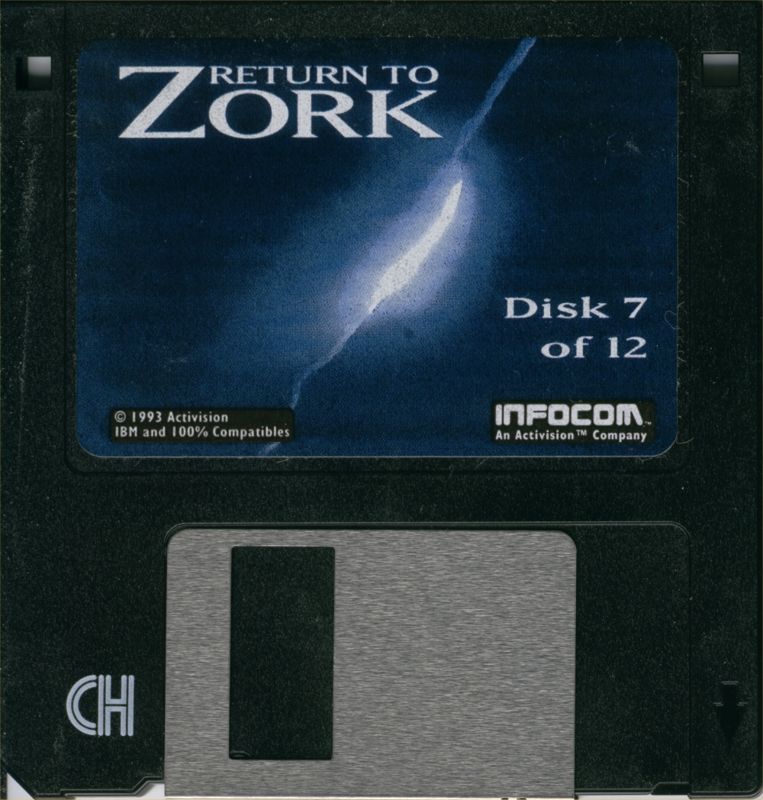 Media for Return to Zork (DOS): Disk 7