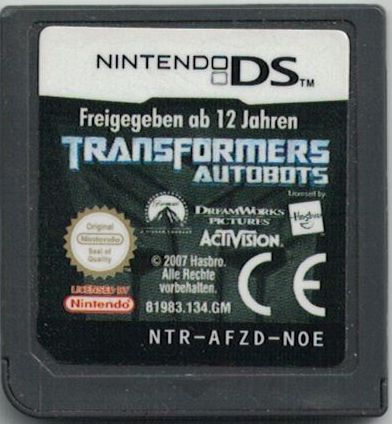 Media for Transformers: Autobots (Nintendo DS)