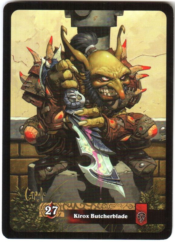 Extras for World of WarCraft: Cataclysm (Collector's Edition) (Macintosh and Windows): Trading Cards - Bonus Card Front