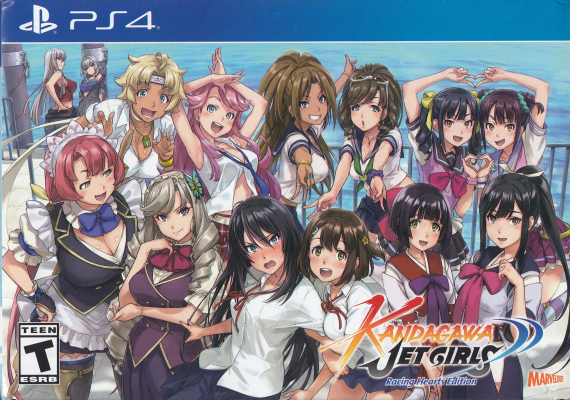 Front Cover for Kandagawa Jet Girls (Racing Hearts Edition) (PlayStation 4)