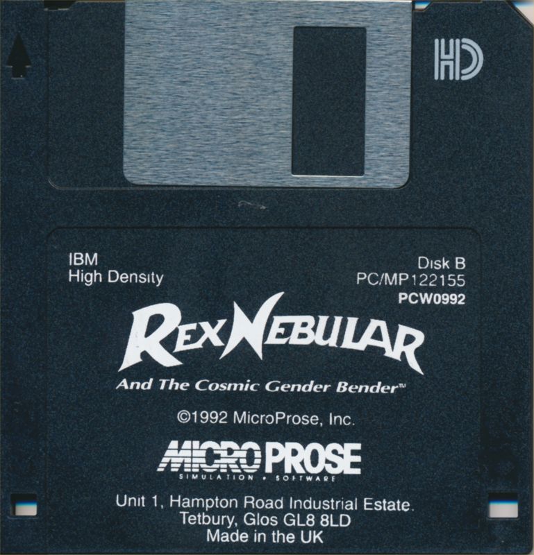 Media for Rex Nebular and the Cosmic Gender Bender (DOS): Disk B