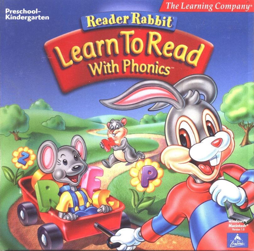 Front Cover for Reader Rabbit: Learn to Read with Phonics (Macintosh and Windows)