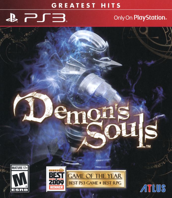 Front Cover for Demon's Souls (PlayStation 3) (Greatest Hits release (no manual included))