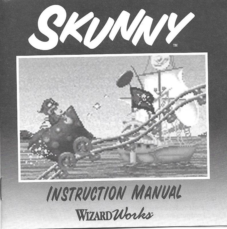 Manual for Skunny: Special Edition (DOS): front