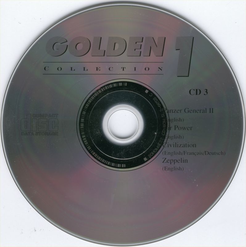 Media for Golden Collection 1 (DOS): Disc 3