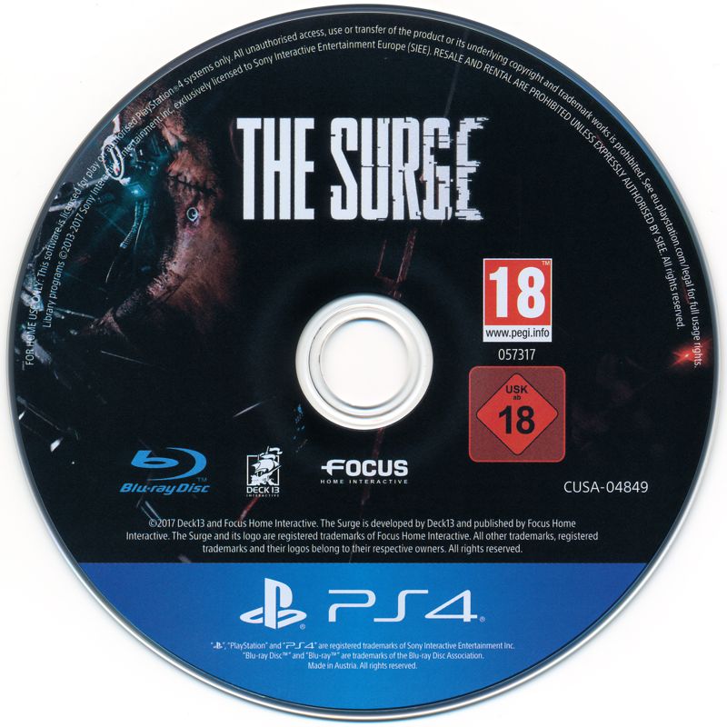Media for The Surge (PlayStation 4)