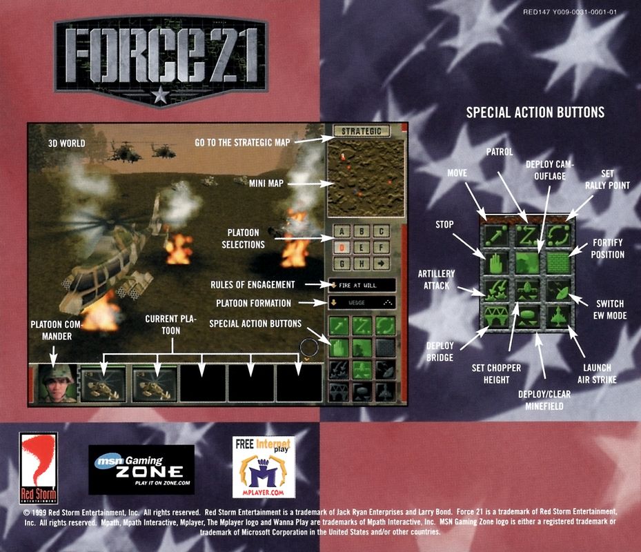 Other for Force 21 (Windows): Jewel Case - Back
