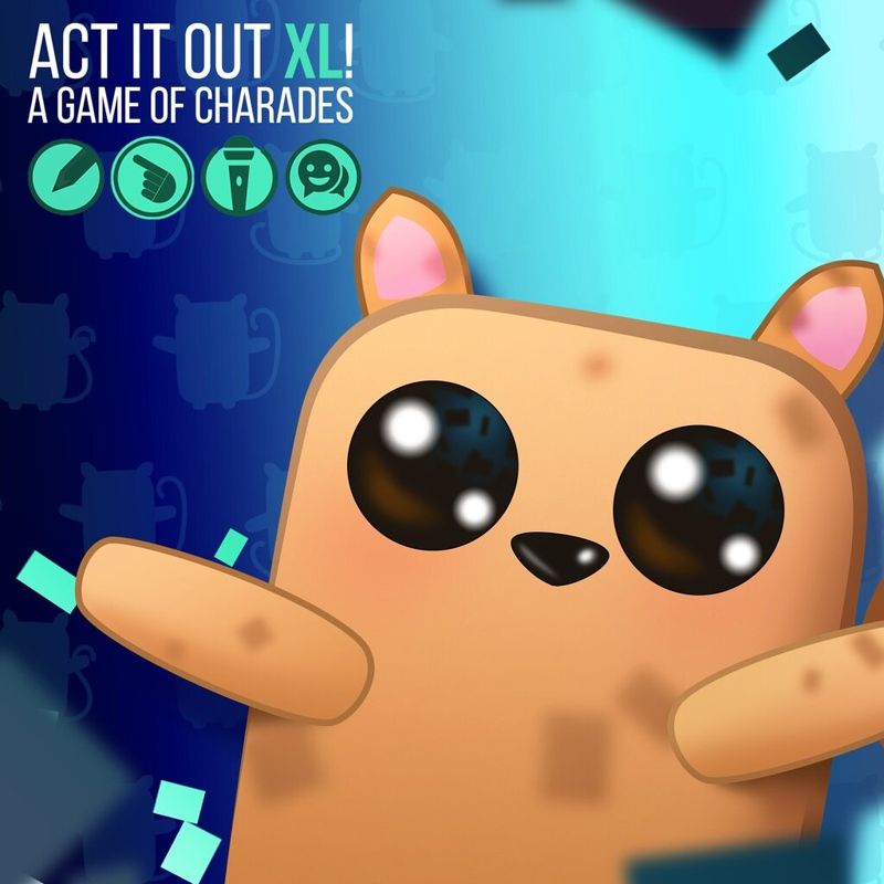 Front Cover for Act It Out XL! A Game of Charades (PlayStation 4) (download release)