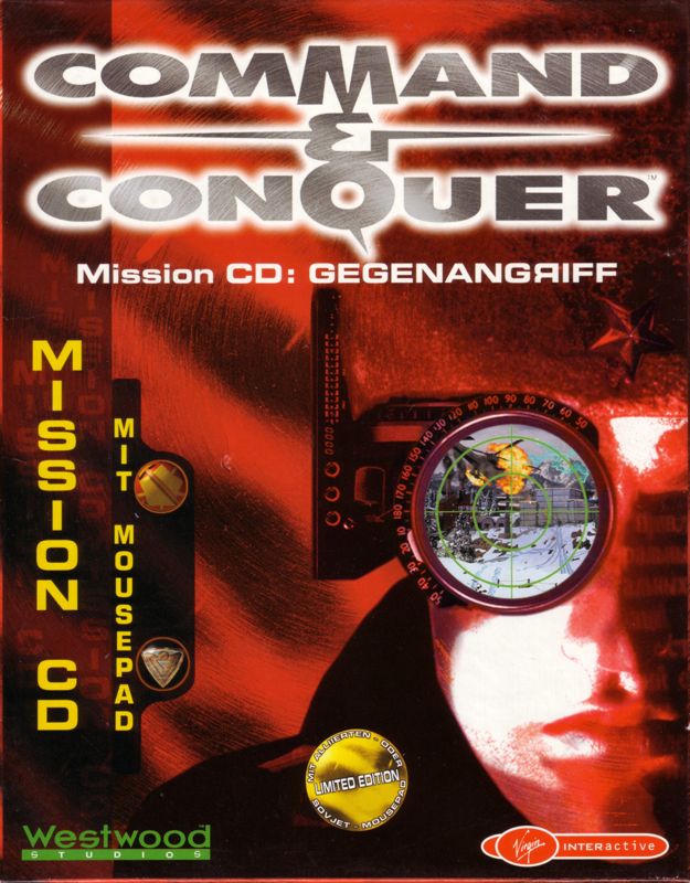 Front Cover for Command & Conquer: Mission CD - Gegenangriff (Limited Edition) (DOS and Windows)