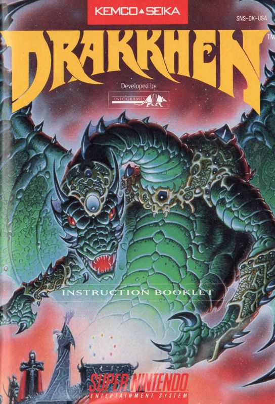 Manual for Drakkhen (SNES)