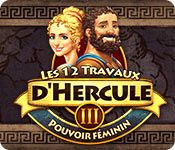 Front Cover for 12 Labours of Hercules III: Girl Power (Windows) (Big Fish Games release): French Version