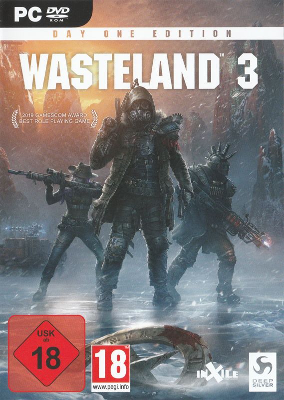 Front Cover for Wasteland 3: Day One Edition (Linux and Macintosh and Windows) (standard release)