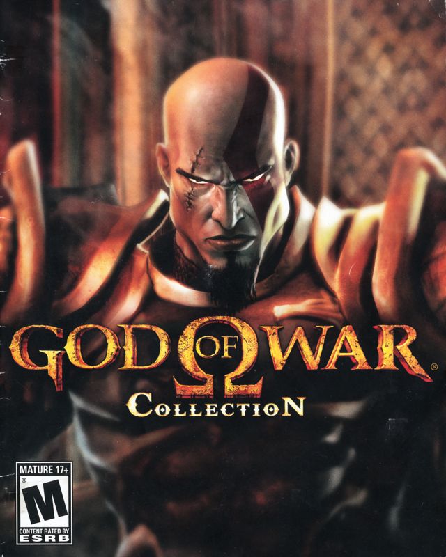 Manual for God of War Collection (PlayStation 3) (God of War III demo voucher): Front