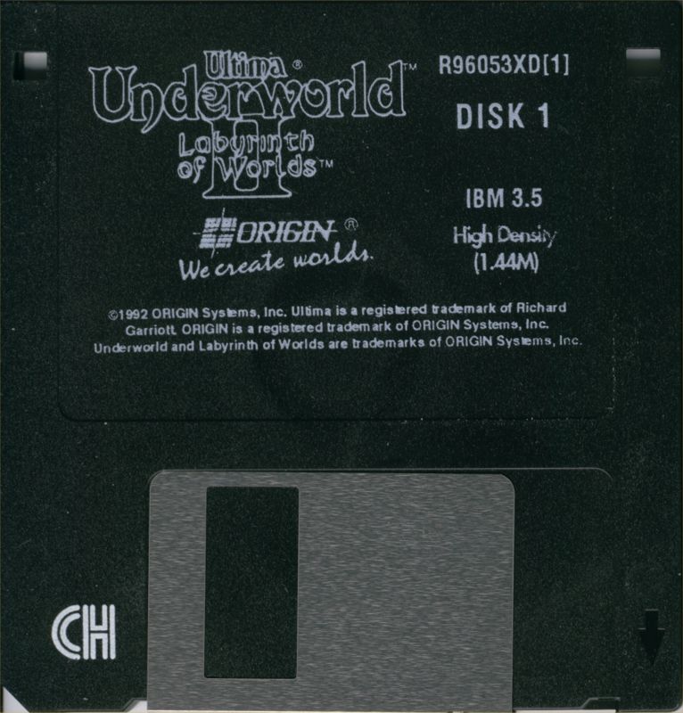 Media for Ultima Underworld II: Labyrinth of Worlds (DOS): Disk 1