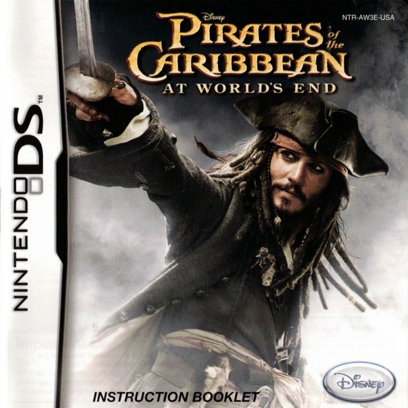 Manual for Disney Pirates of the Caribbean: At World's End (Nintendo DS): Front