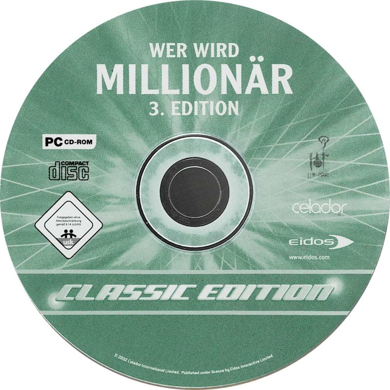 Media for Who Wants to Be a Millionaire: 3rd Edition (Windows) (Software Pyramide release)