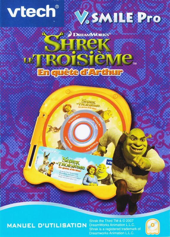 Manual for Shrek the Third: The Search for Arthur (V.Flash): Front (24-page)
