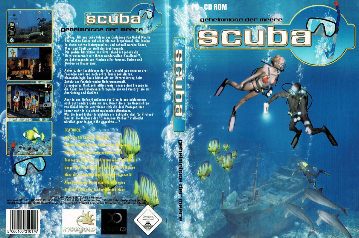 Full Cover for Scuba: Geheimnisse der Meere (Windows)