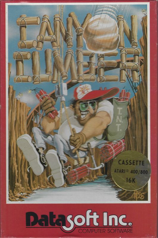 Front Cover for Canyon Climber (Atari 8-bit) (Cassette release)