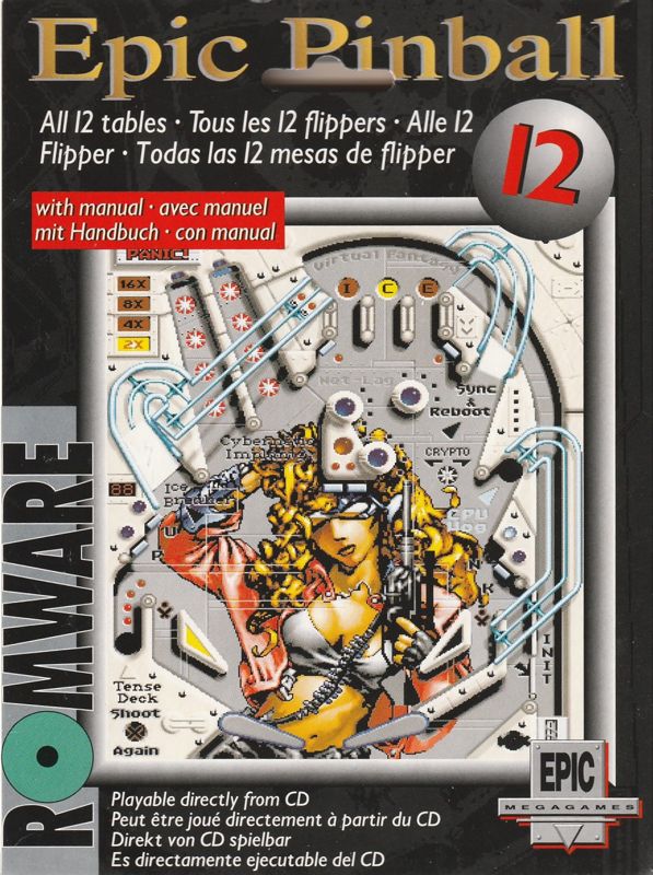 Epic Pinball cover or packaging material MobyGames