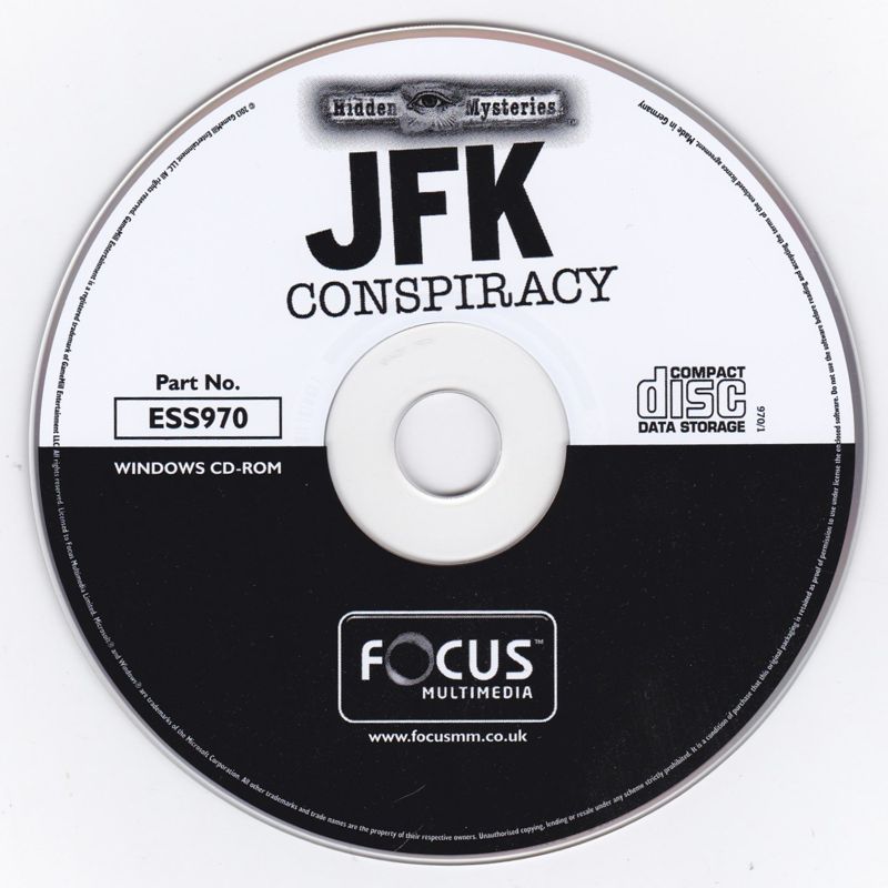 Media for Hidden Mysteries: JFK Conspiracy (Windows)