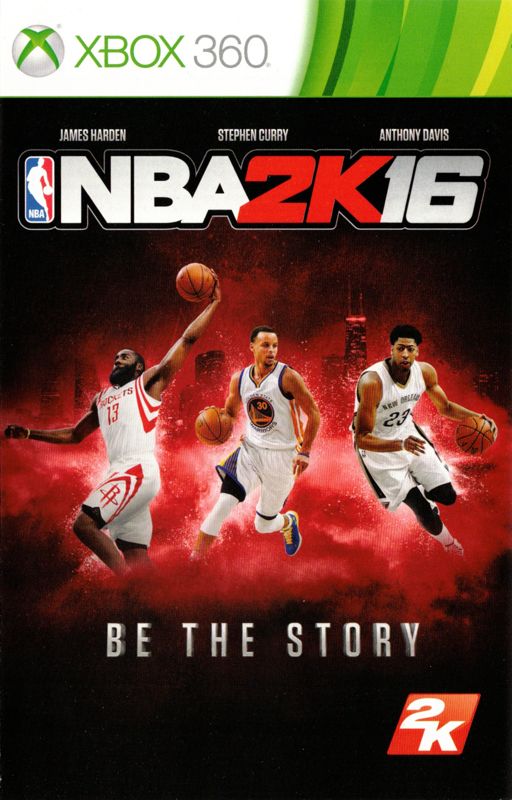 Manual for NBA 2K16 (Xbox 360): Front