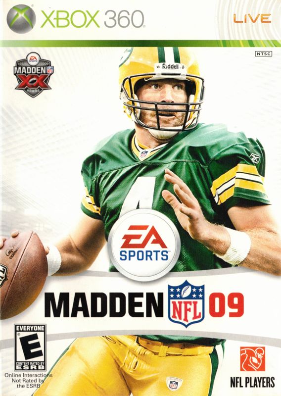 Front Cover for Madden NFL 09 (Xbox 360)