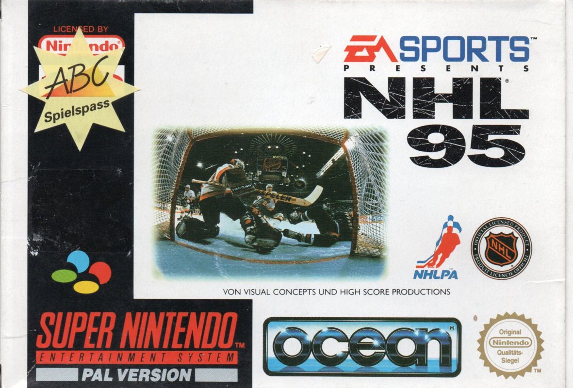 Front Cover for NHL 95 (SNES)