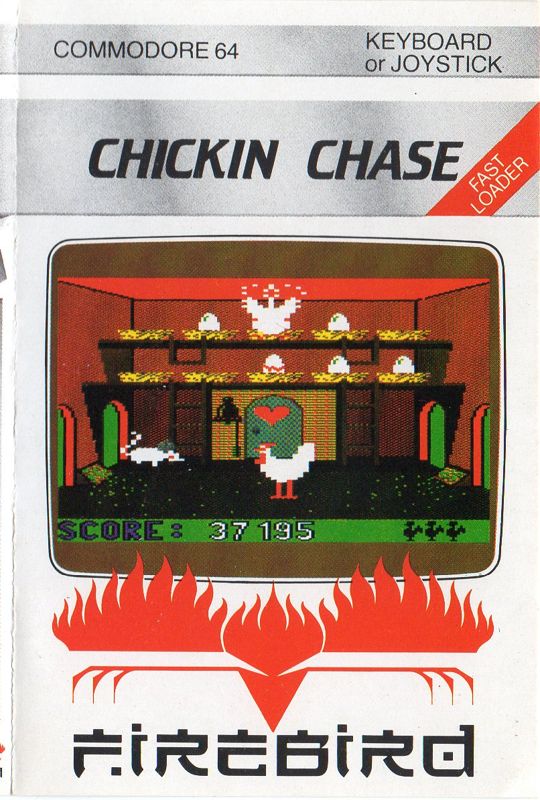 Front Cover for Chicken Chase (Commodore 64) (Silver 199 Range release)