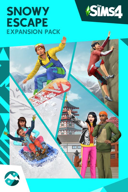 Front Cover for The Sims 4: Snowy Escape (Xbox One) (download release)