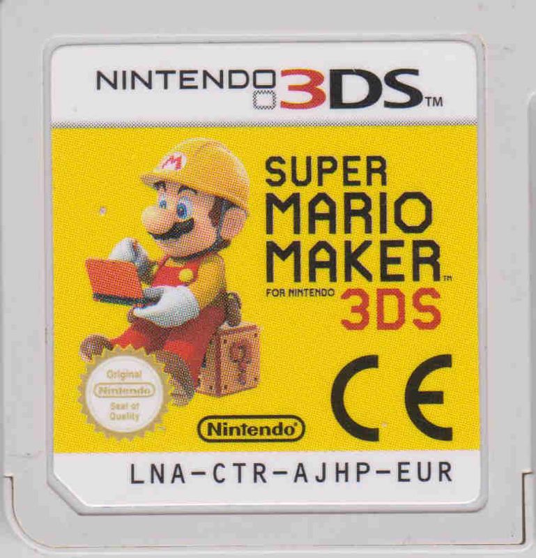 Media for Super Mario Maker for Nintendo 3DS (Nintendo 3DS): Front