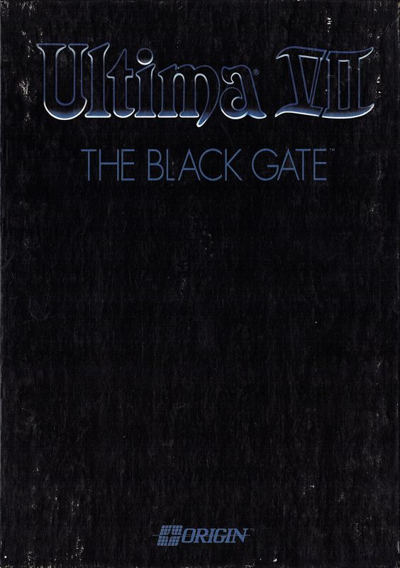Front Cover for Ultima VII: The Black Gate (DOS) (3.5" Floppy release)