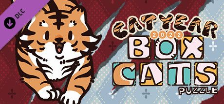 Front Cover for Box Cats Puzzle: Cat Year 2022 (Linux and Macintosh and Windows) (Steam release)