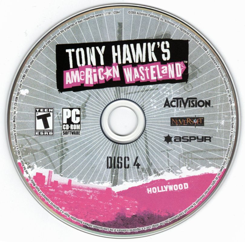 Media for Tony Hawk's American Wasteland (Windows): Disc 4