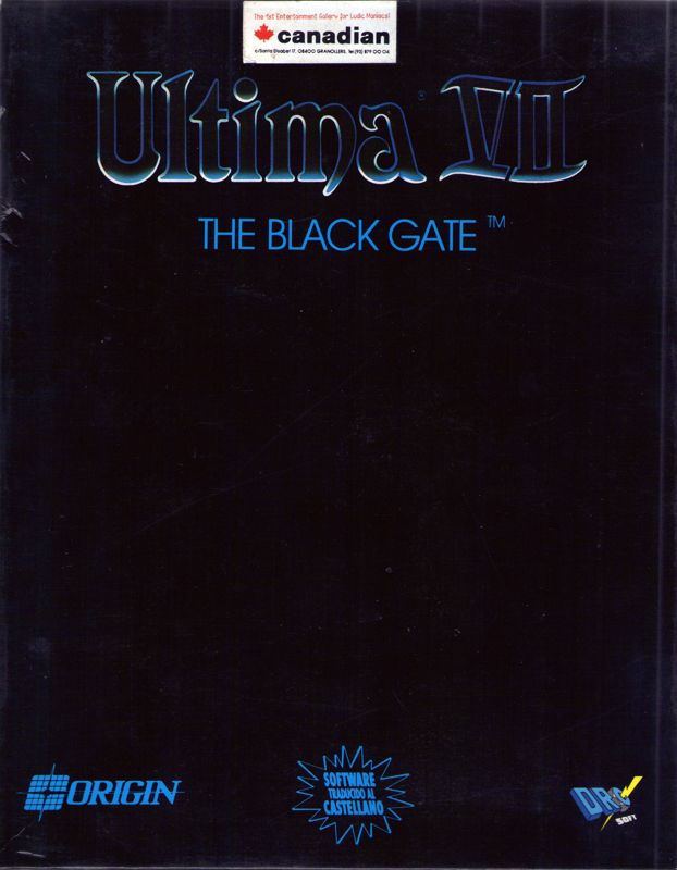 Front Cover for Ultima VII: The Black Gate (DOS) (3,5" floppy)