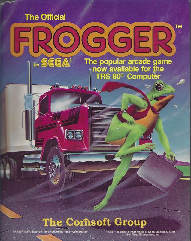 Front Cover for Frogger (TRS-80) (Original Cornsoft release)