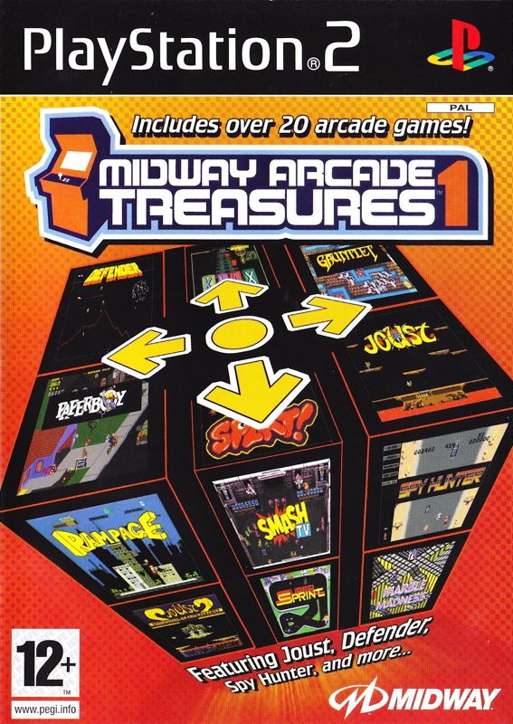 Front Cover for Midway Arcade Treasures (PlayStation 2) (Re-release)