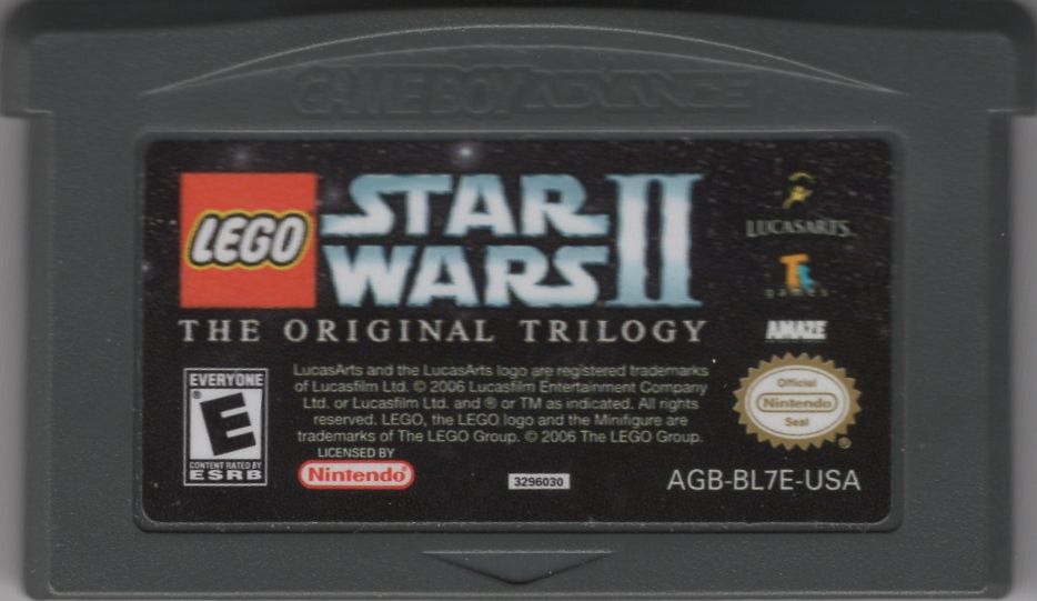 Media for LEGO Star Wars II: The Original Trilogy (Game Boy Advance): Cartridge