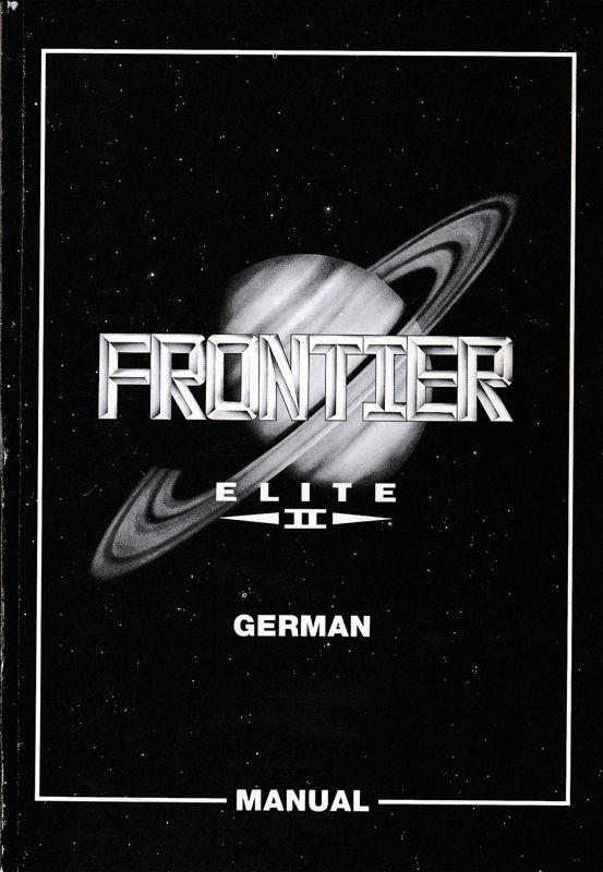 Manual for Frontier: Elite II (DOS) (3.5" Disk release with 2 Disks): Front
