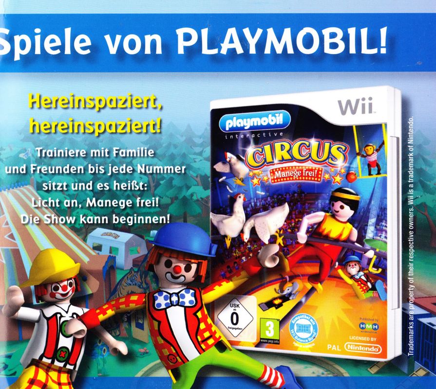 Inside Cover for Playmobil Top Agents (Nintendo DS): Right